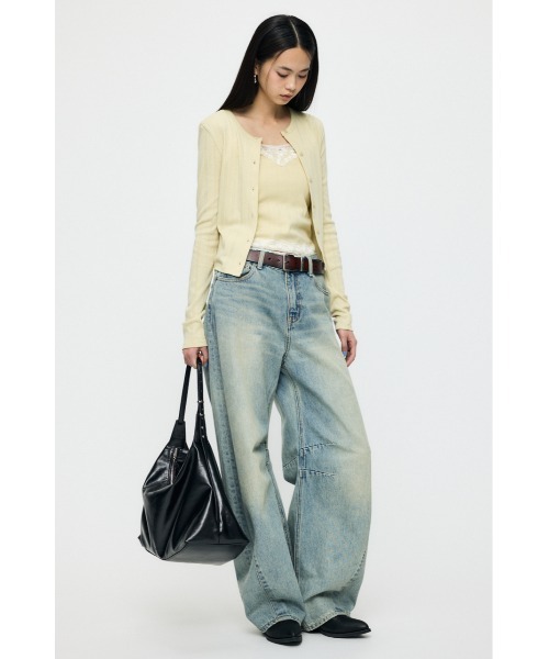 MOUSSY(マウジー)の「BUCKLE LEATHER ベルト(ベルト・レディース・ブラック・FREE)」の9枚目の写真