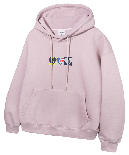 GB Center George flagro hard pack parka_pink