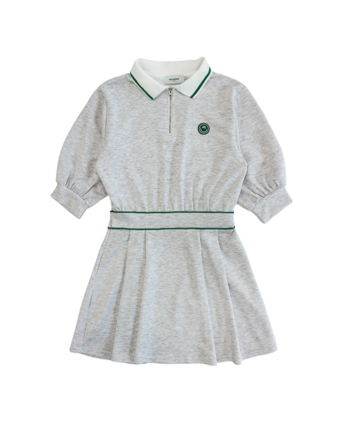 MONBIRDIE GOLF(モンバーディーゴルフ)の「ボリュームスリーブゴルフワンピースL.GREY(ワンピース・レディース・ライトグレー・M/S)」の2枚目の写真