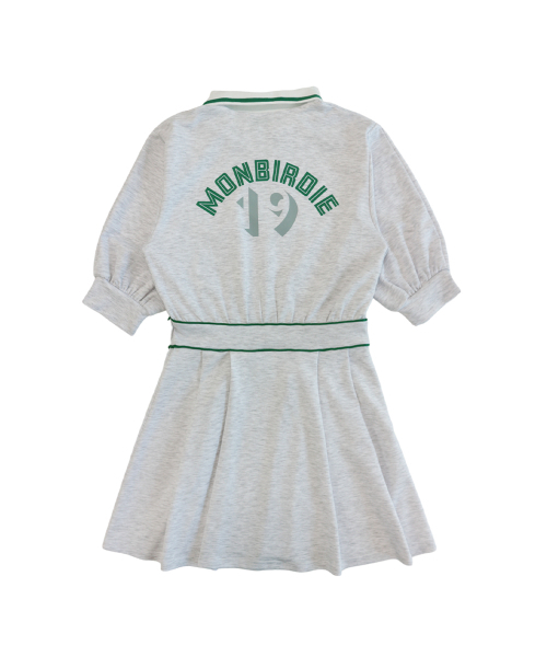 MONBIRDIE GOLF(モンバーディーゴルフ)の「ボリュームスリーブゴルフワンピースL.GREY(ワンピース・レディース・ライトグレー・M/S)」の3枚目の写真