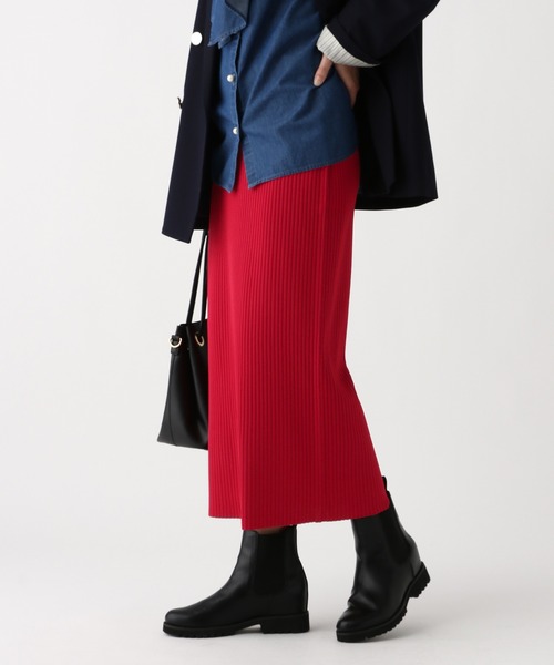 Elura（エルーラ）の「サラサラタッチナロースカート/643263（スカート・レディース・ホワイト/ブラウン/レッド/ブラック・MEDIUM/LARGE）」の4枚目の写真