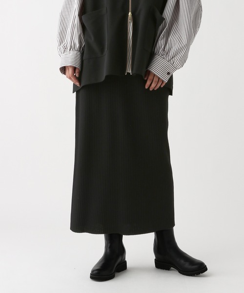 Elura（エルーラ）の「サラサラタッチナロースカート/643263（スカート・レディース・ホワイト/ブラウン/レッド/ブラック・MEDIUM/LARGE）」の3枚目の写真