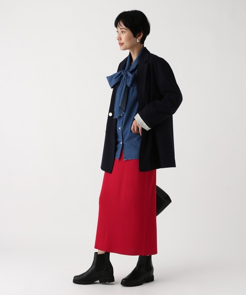 Elura（エルーラ）の「サラサラタッチナロースカート/643263（スカート・レディース・ホワイト/ブラウン/レッド/ブラック・MEDIUM/LARGE）」の22枚目の写真