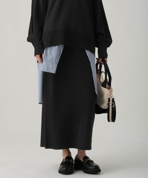 Elura（エルーラ）の「サラサラタッチナロースカート/643263（スカート・レディース・ホワイト/ブラウン/レッド/ブラック・MEDIUM/LARGE）」の17枚目の写真