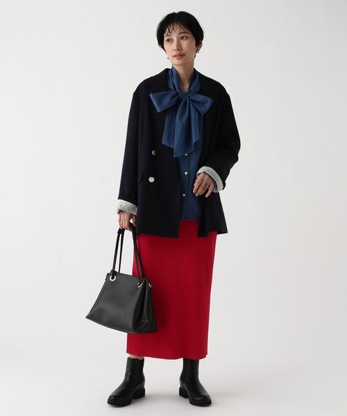 Elura（エルーラ）の「サラサラタッチナロースカート/643263（スカート・レディース・ホワイト/ブラウン/レッド/ブラック・MEDIUM/LARGE）」の20枚目の写真