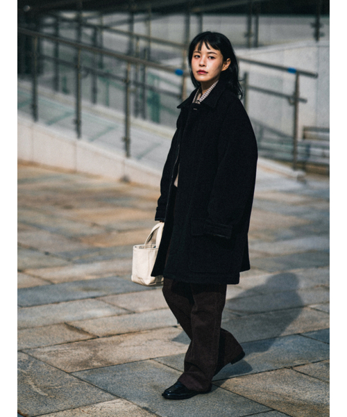 シティウールハーフコート（ブラック）（ダッフルコート）｜HAVE HAD