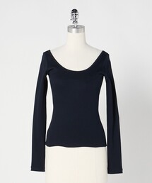 LOEFF（ロエフ）の「<LOEFF>ベアテレコ ラウンドネック ロングスリーブ（Tシャツ/カットソー）」