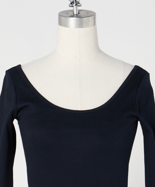 LOEFF(ロエフ)の「<LOEFF>ベアテレコ ラウンドネック ロングスリーブ(Tシャツ/カットソー・レディース・ブラック/ネイビー/ホワイト・FREE)」の14枚目の写真