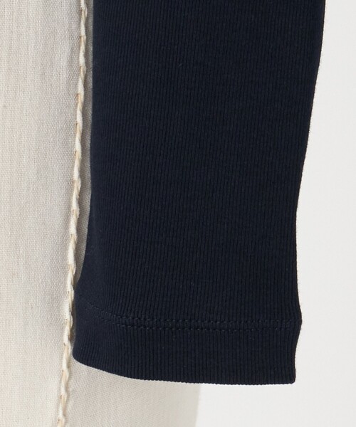 LOEFF(ロエフ)の「<LOEFF>ベアテレコ ラウンドネック ロングスリーブ(Tシャツ/カットソー・レディース・ブラック/ネイビー/ホワイト・FREE)」の18枚目の写真