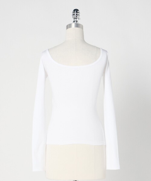 LOEFF(ロエフ)の「<LOEFF>ベアテレコ ラウンドネック ロングスリーブ(Tシャツ/カットソー・レディース・ブラック/ネイビー/ホワイト・FREE)」の21枚目の写真