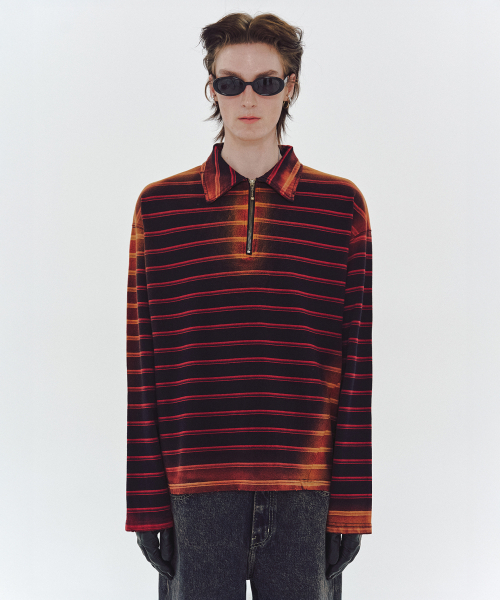 MMIC（エムエムアイシー）の「BOHO POLO (ORANGE)（ポロシャツ・メンズ・その他・M/L/XL）」の6枚目の写真