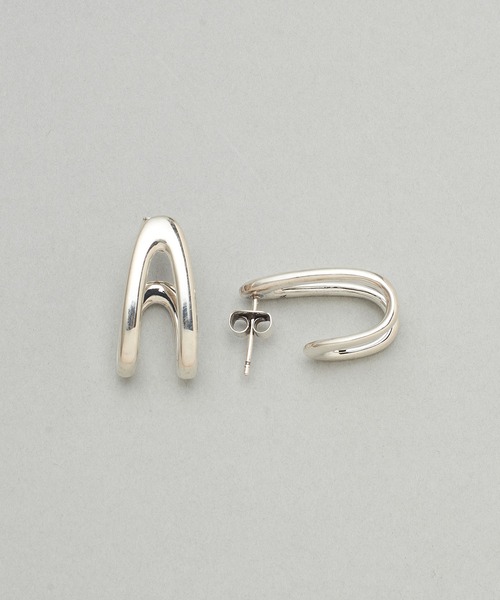 PHILIPPE AUDIBERT（フィリップ オーディベール）の「【PHILIPPE AUDIBERT】Hedda ピアス BO6746 AR（ピアス（両耳用）・レディース・シルバー・FREE）」の5枚目の写真