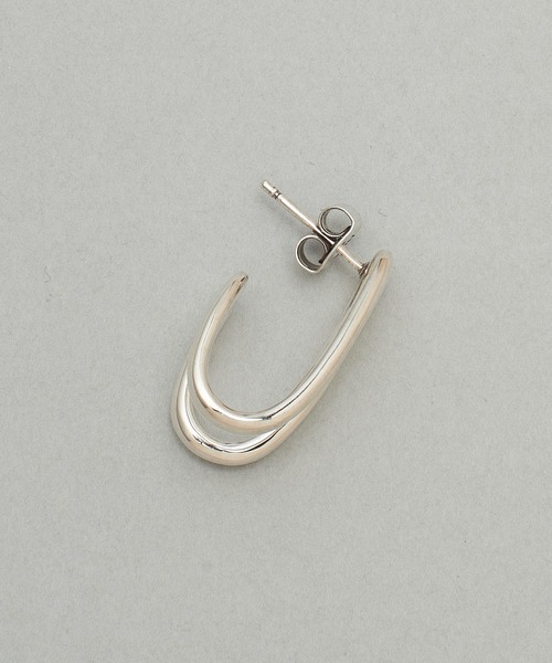 PHILIPPE AUDIBERT（フィリップ オーディベール）の「【PHILIPPE AUDIBERT】Hedda ピアス BO6746 AR（ピアス（両耳用）・レディース・シルバー・FREE）」の6枚目の写真