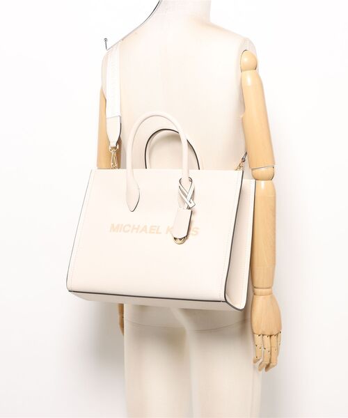 MICHAEL KORS(マイケルコース)の「MIRELLA MD EW TOTE トートバッグ(トートバッグ・レディース・ベージュ系・FREE)」の5枚目の写真