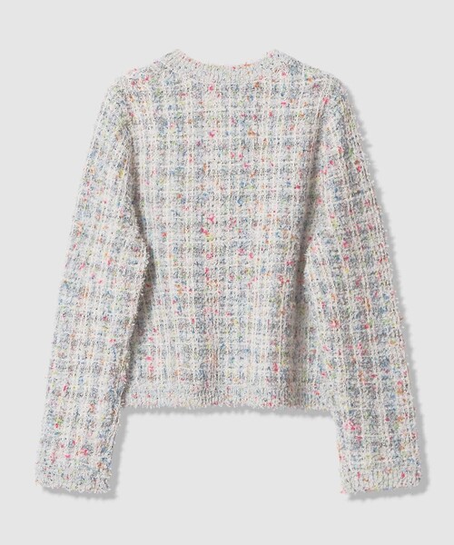 ANAYI（アナイ）の「マルティプルニットツイードジャケット（カーディガン/ボレロ・レディース・ブルー系その他/ベージュ系その他・38/36）」の8枚目の写真