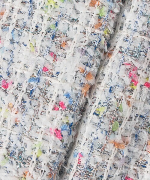 ANAYI（アナイ）の「マルティプルニットツイードジャケット（カーディガン/ボレロ・レディース・ブルー系その他/ベージュ系その他・38/36）」の3枚目の写真