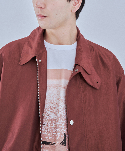 EDIFICE（エディフィス）の「ライト シャンブレー ショート ブルゾン（その他アウター・メンズ・ホワイト/ブラウン/ブラック/ベージュ・MEDIUM/LARGE）」の11枚目の写真