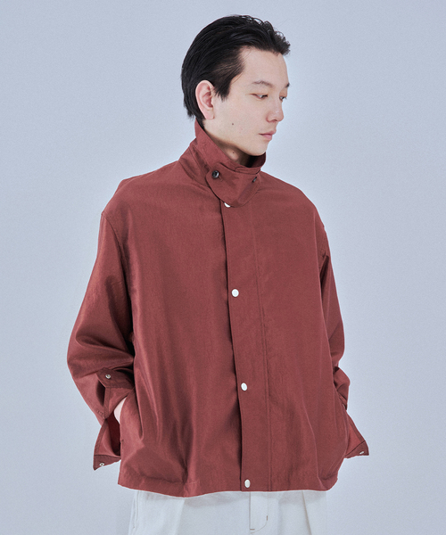 EDIFICE（エディフィス）の「ライト シャンブレー ショート ブルゾン（その他アウター・メンズ・ホワイト/ブラウン/ブラック/ベージュ・MEDIUM/LARGE）」の14枚目の写真