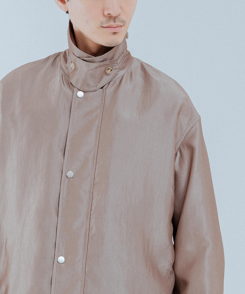 EDIFICE（エディフィス）の「ライト シャンブレー ショート ブルゾン（その他アウター・メンズ・ホワイト/ブラウン/ブラック/ベージュ・MEDIUM/LARGE）」の11枚目の写真