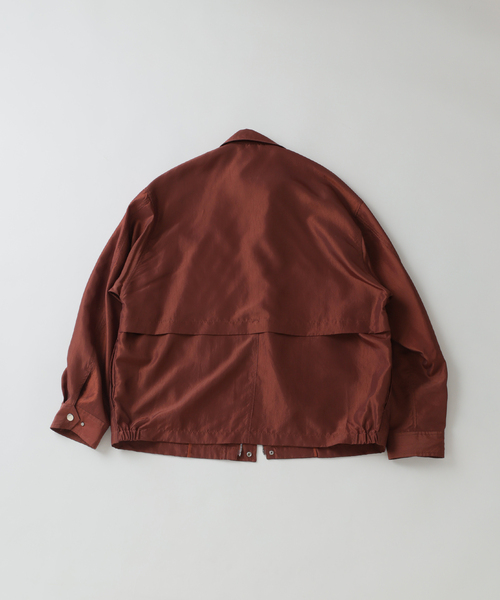 EDIFICE（エディフィス）の「ライト シャンブレー ショート ブルゾン（その他アウター・メンズ・ホワイト/ブラウン/ブラック/ベージュ・MEDIUM/LARGE）」の17枚目の写真