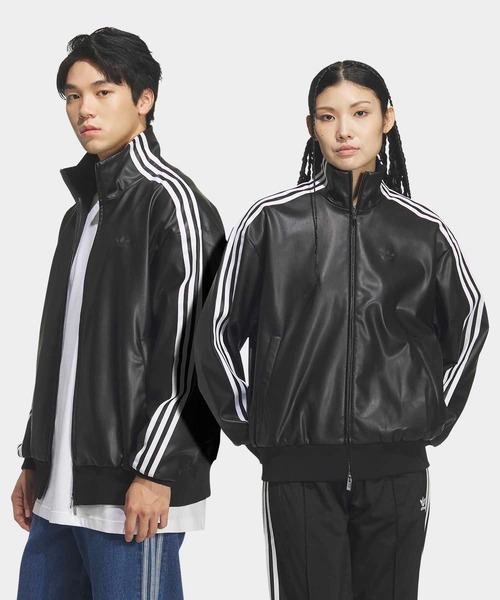 adidas(アディダス)の「プレザー3Sトラックトップ / ジャージ / アディダスオリジナルス adidas Originals(ブルゾン・メンズ・ブラック/ブラウン・XX-SMALL/3XL/XX-LARGE/X-LARGE/LARGE/MEDIUM/SMALL/X-SMALL)」の1枚目の写真