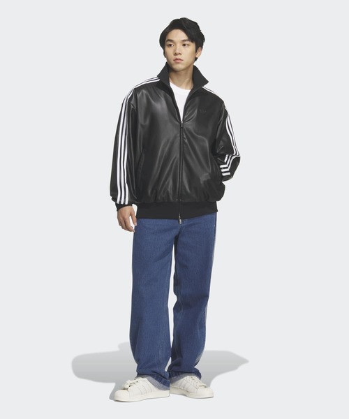 adidas(アディダス)の「プレザー3Sトラックトップ / ジャージ / アディダスオリジナルス adidas Originals(ブルゾン・メンズ・ブラック/ブラウン・XX-SMALL/3XL/XX-LARGE/X-LARGE/LARGE/MEDIUM/SMALL/X-SMALL)」の8枚目の写真