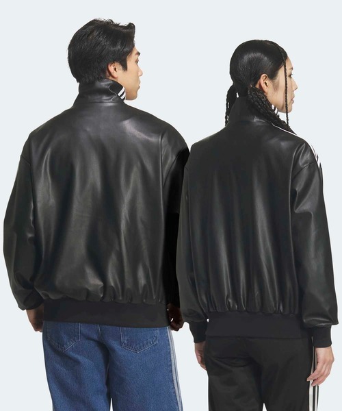 adidas(アディダス)の「プレザー3Sトラックトップ / ジャージ / アディダスオリジナルス adidas Originals(ブルゾン・メンズ・ブラック/ブラウン・XX-SMALL/3XL/XX-LARGE/X-LARGE/LARGE/MEDIUM/SMALL/X-SMALL)」の3枚目の写真