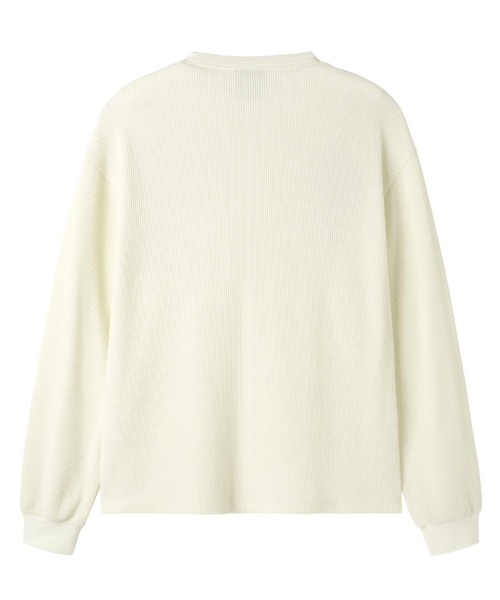 OY（オーワイ）の「『OY/オーワイ』BLESSED HENLEY L/S TOP/ブレストヘンリー長袖カットソー（Tシャツ/カットソー・レディース・ブラック/アイボリー・L/M）」の20枚目の写真
