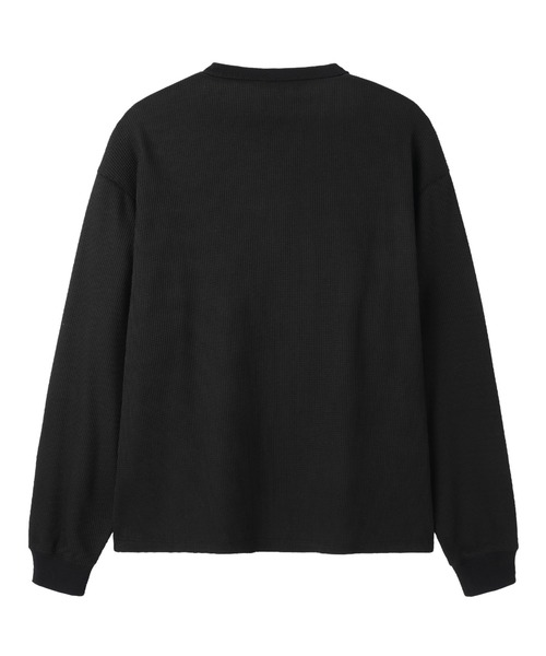 OY（オーワイ）の「『OY/オーワイ』BLESSED HENLEY L/S TOP/ブレストヘンリー長袖カットソー（Tシャツ/カットソー・レディース・ブラック/アイボリー・L/M）」の18枚目の写真