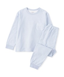 無印良品（ムジルシリョウヒン）の「キッズ　着るタオル　両面パイル　長袖ルームウェアセット（ルームウェア/パジャマ）」