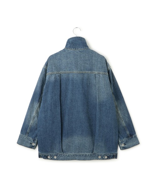 WEB限定】スタンドネックデニムジャケット（デニムジャケット）｜ADAM