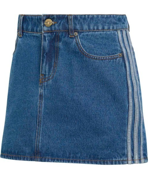 adidas(アディダス)の「adidas originals 3 Stripes Denim Skirt(アディダスオリジナルス スリーストライプス スカート デニム)(デニムスカート・レディース・ブルー系・SMALL/MEDIUM/LARGE)」の2枚目の写真