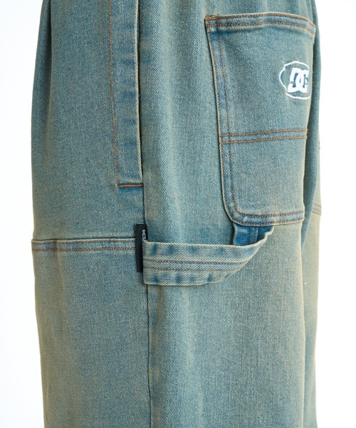 DC SHOES(ディーシーシューズ)の「DC SHOES ウィメンズ 26 WS SUPERWIDE BAGG デニム ダブルニーパンツ 【2026年春夏モデル】/ウエストゴムドローコード付きペインターパンツ(その他パンツ・レディース・ライトインディゴブルー/ブラック系その他・SMALL/MEDIUM)」の10枚目の写真