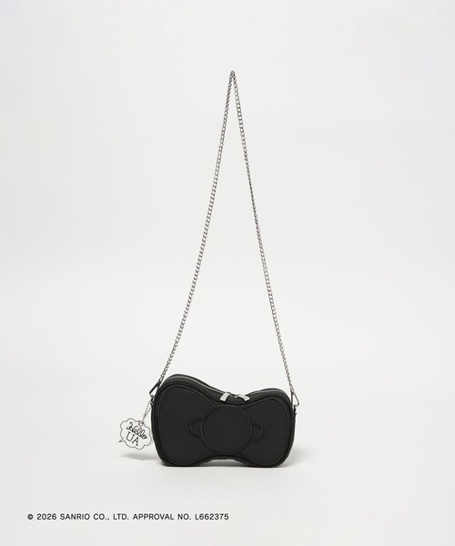 UNITED ARROWS(ユナイテッドアローズ)の「<HELLO KITTY × UNITED ARROWS>リボン ショルダーバッグ(ショルダーバッグ・レディース・ブラック/レッド・FREE)」の2枚目の写真