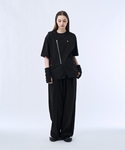 PHILTHEORY（フィルセオリー）の「riders mesh vest / ライダースメッシュベスト（ベスト・メンズ・ブラック・3/2/1）」の5枚目の写真