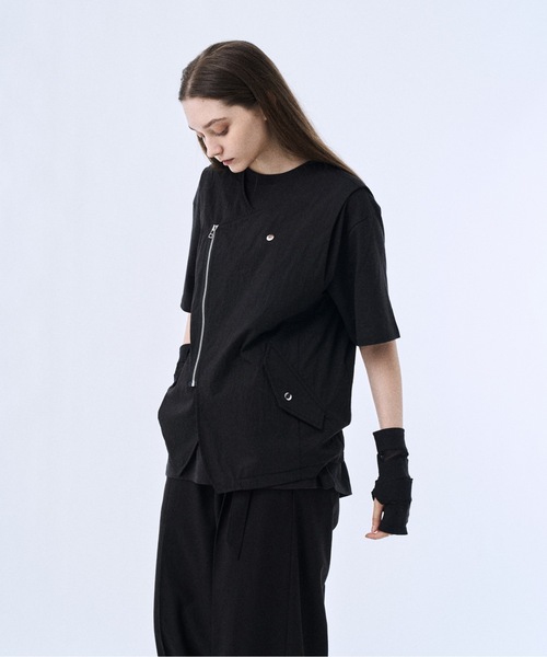 PHILTHEORY（フィルセオリー）の「riders mesh vest / ライダースメッシュベスト（ベスト・メンズ・ブラック・3/2/1）」の7枚目の写真