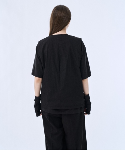 PHILTHEORY（フィルセオリー）の「riders mesh vest / ライダースメッシュベスト（ベスト・メンズ・ブラック・3/2/1）」の8枚目の写真