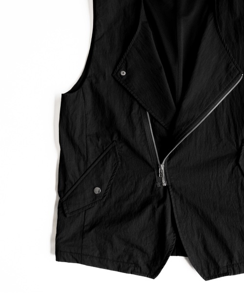 PHILTHEORY（フィルセオリー）の「riders mesh vest / ライダースメッシュベスト（ベスト・メンズ・ブラック・3/2/1）」の14枚目の写真