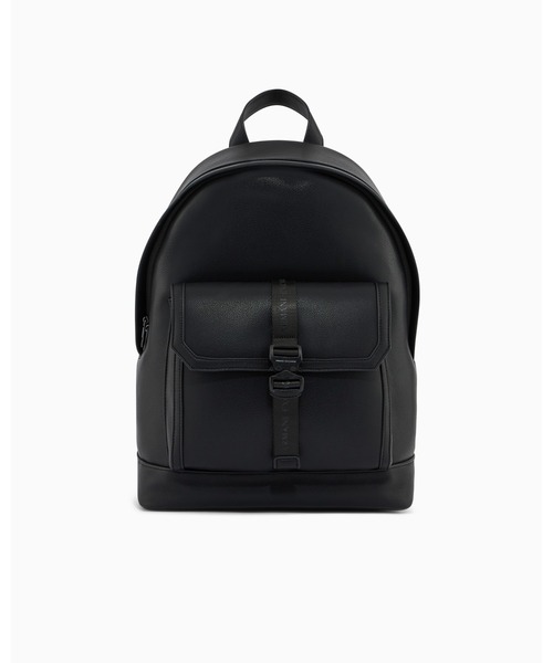 ARMANI EXCHANGE(アルマーニエクスチェンジ)の「【A|X アルマーニ エクスチェンジ】AXロゴ バックルディテール バックパック(バックパック/リュック・メンズ・ブラック・FREE)」の7枚目の写真