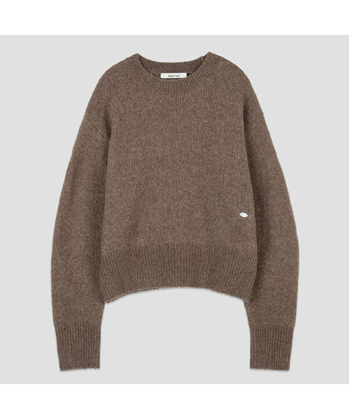 ATELIER NAIN(アトリエナイン)の「(T-7156)TILL PIUMA SOFT WOOL KNIT(ニット/セーター・レディース・ライトブラウン/ラベンダー/イエロー・FREE)」の2枚目の写真