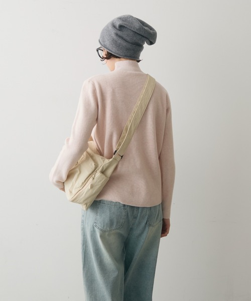 full/fill.(フルフィル)の「out pocket square shoulder bag / アウトポケットスクエアショルダーバッグ(ショルダーバッグ・レディース・アイボリー/ブラック・FREE)」の20枚目の写真