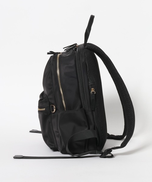 Elura（エルーラ）の「≪撥水＋マルチポケット≫MINIリュック/660886（バックパック/リュック・レディース・モカ/ブラック/オフホワイト・FREE）」の16枚目の写真