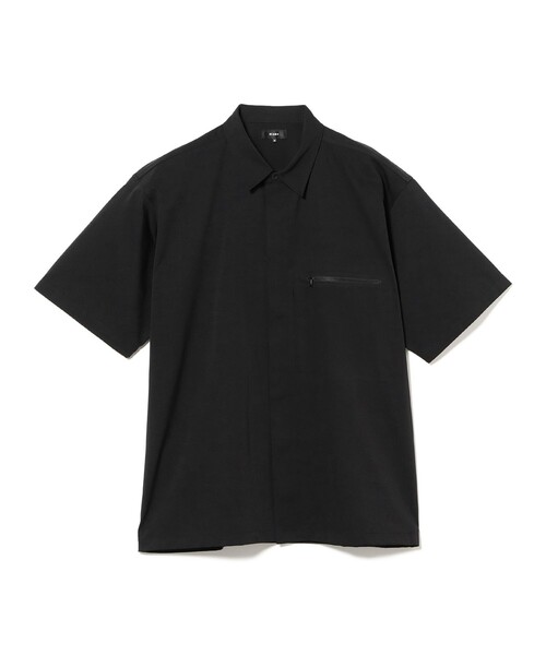 BEAMS(ビームス)の「テック シャツ【ワイドフィット】(シャツ/ブラウス・メンズ・ブラック/ベージュ・L/M/S/XL)」の14枚目の写真