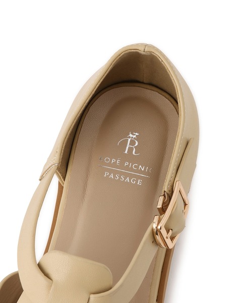 ROPE' PICNIC（ロペピクニック）の「バックストラップグルカサンダル（サンダル・レディース・ベージュ系その他/ブラック・23.5/24/24.5）」の11枚目の写真