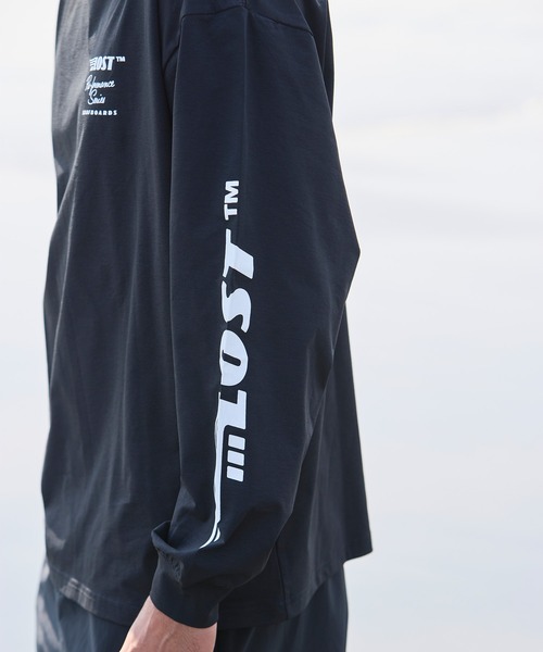 lost(ロスト)の「lost/ロスト 水着 ラッシュガード 長袖 Tシャツ ロンT UVカット 速乾 ストレッチ 水陸両用 LM6S-4306(Tシャツ/カットソー・メンズ・ブラック/ベージュ/ホワイト・M/XL/L)」の18枚目の写真