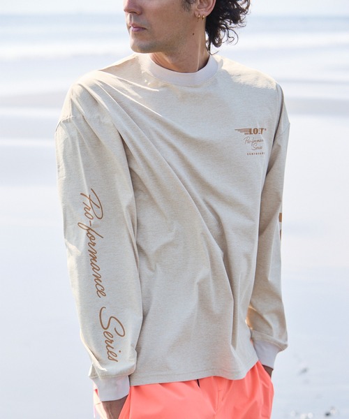 lost(ロスト)の「lost/ロスト 水着 ラッシュガード 長袖 Tシャツ ロンT UVカット 速乾 ストレッチ 水陸両用 LM6S-4306(Tシャツ/カットソー・メンズ・ブラック/ベージュ/ホワイト・M/XL/L)」の12枚目の写真