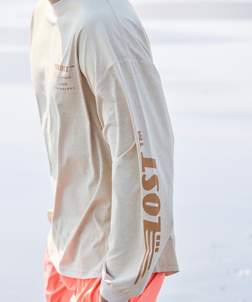 lost(ロスト)の「lost/ロスト 水着 ラッシュガード 長袖 Tシャツ ロンT UVカット 速乾 ストレッチ 水陸両用 LM6S-4306(Tシャツ/カットソー・メンズ・ブラック/ベージュ/ホワイト・M/XL/L)」の10枚目の写真