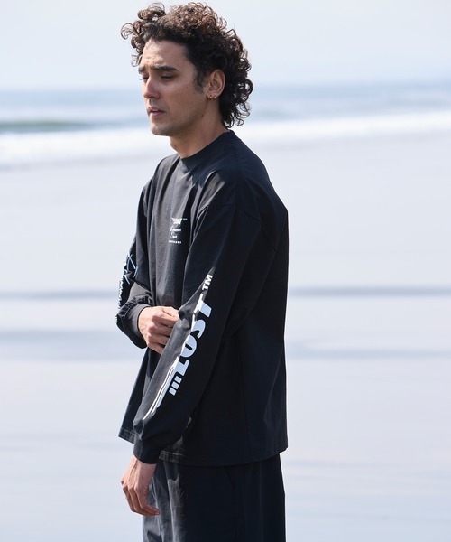 lost(ロスト)の「lost/ロスト 水着 ラッシュガード 長袖 Tシャツ ロンT UVカット 速乾 ストレッチ 水陸両用 LM6S-4306(Tシャツ/カットソー・メンズ・ブラック/ベージュ/ホワイト・M/XL/L)」の22枚目の写真