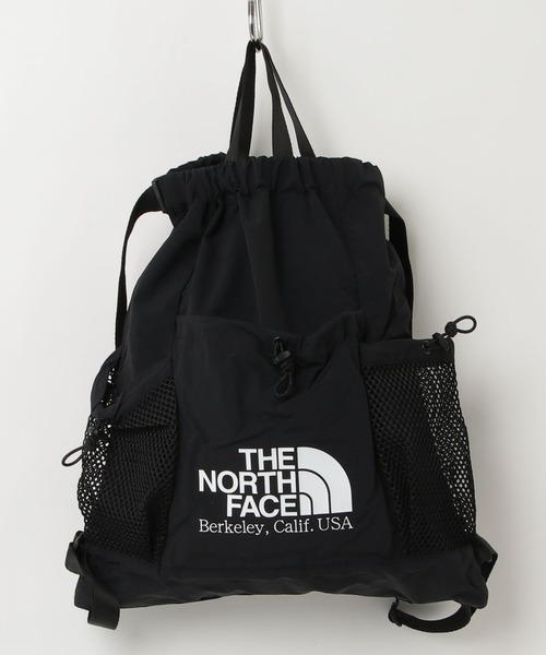 THE NORTH FACE(ザノースフェイス)の「国内未発売 THE NORTH FACE(ザ・ノースフェイス)/巾着バッグ バケット ナップサック リンデン メッシュ ジムサック/LINDEN MESH GYM SACK(バックパック/リュック・レディース・ブラック/グレー・FREE)」の2枚目の写真