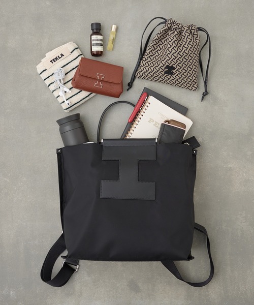 IACUCCI（イアクッチ）の「ソルベット BP NYLON/RUGA（バックパック/リュック・レディース・ブラック・FREE）」の2枚目の写真